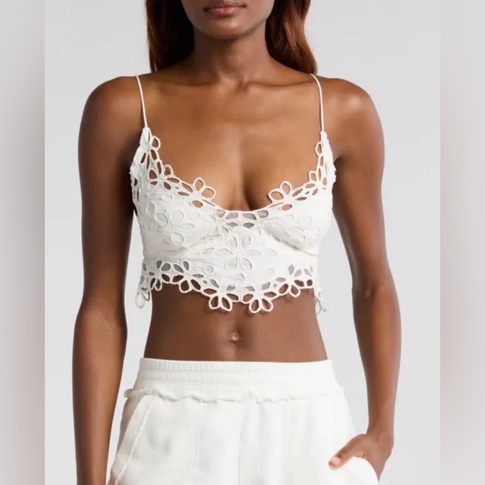 Intimately Free by Free People One White Lace Asteria Bralette